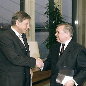Entlassung von Ministerpräsident Wolfgang Clement am 22. 10. 02