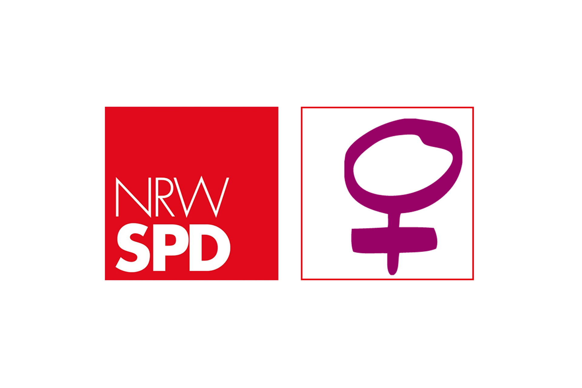 Logo NRWSPD Arbeitsgemeinschaft sozialdemokratischer Frauen