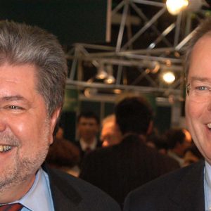 Die Ministerpräsidenten Peer Steinbrück und Kurt Beck