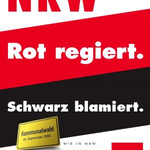 NRW. Rot regiert. Schwarz blamiert.