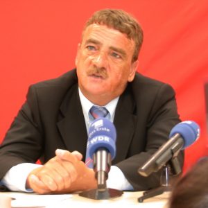 Pressekonferenz mit Michael Groschek am 06. 08. 02