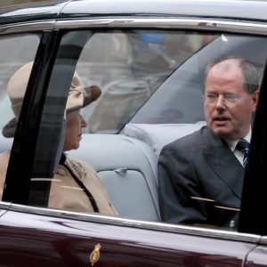 Königin Elisabeth II und Ministerpräsident Peer Steinbrück