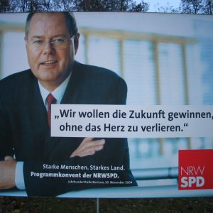 Programmkonvent der NRWSPD in Bochum: Plakat