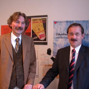 Harald Schartau und Günther Wegmann am 15. 11. 02
