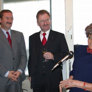 Marianne Kühn und Harald Schartau am 17. 11. 02
