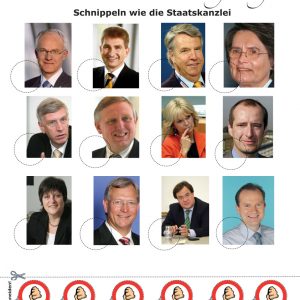Bastelbogen: Bewerten Sie Ihre Landesregierung!
