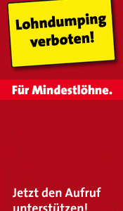 Lohndumping verboten