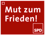 Banner Mut zum Frieden