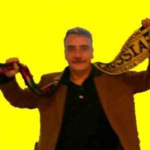 Michael Groschek mit Borusia Dortmund Schal am 04. 05. 02