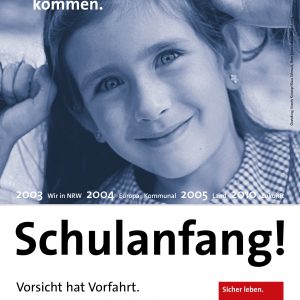 NRWSPD-Flugblatt Schulanfang ! Vorsicht hat Vorfahrt !