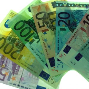 Euro-Geldscheine 5 bis 500 Euro
