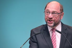 Martin Schulz bei hält eine Rede