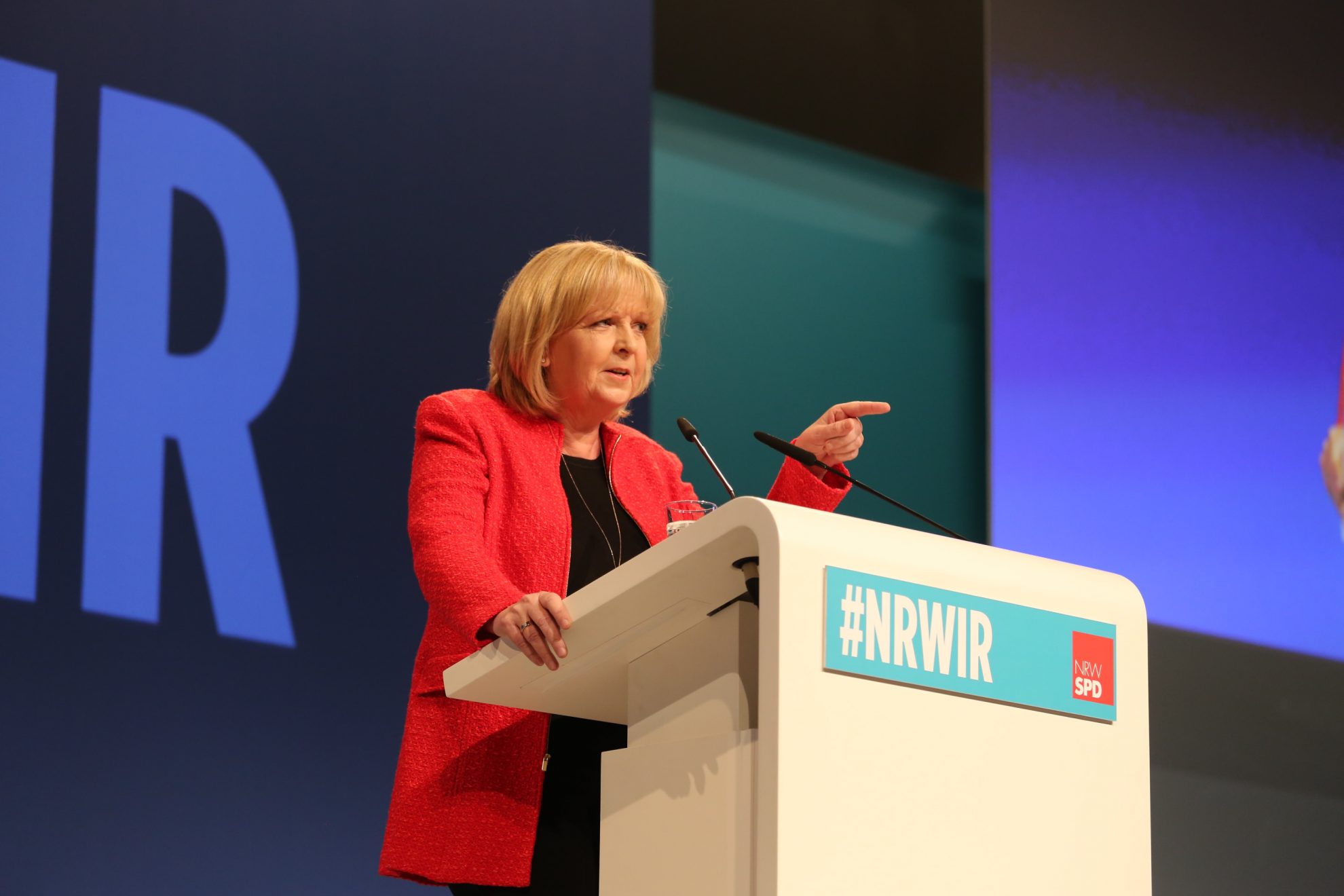 Hannelore Kraft bei ihrer Rede zum Wahlkampfauftakt #NRWIR