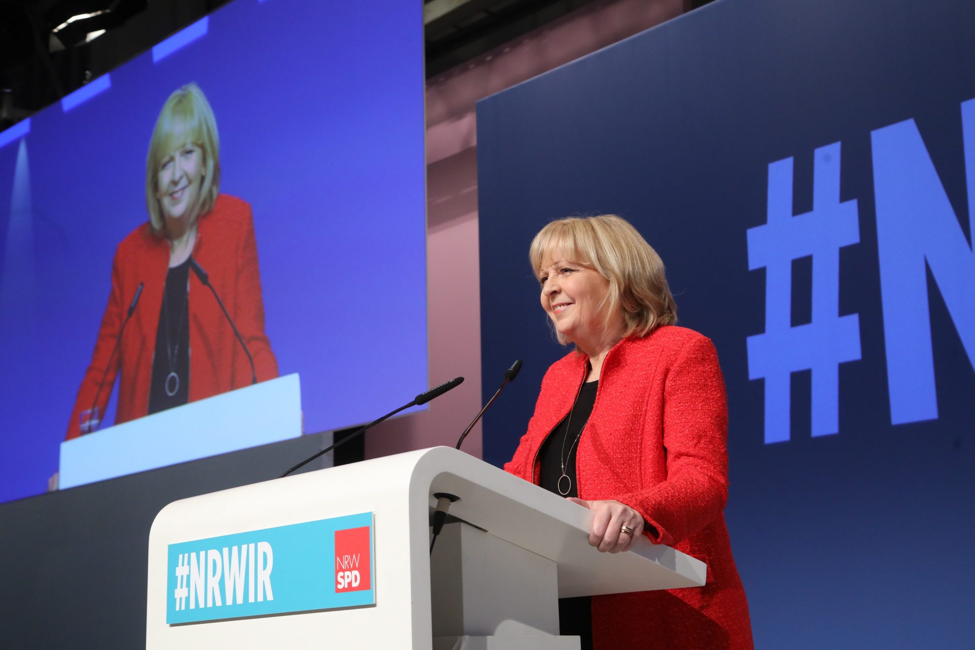 Hannelore Kraft bei einer Rede zu #NRWIR