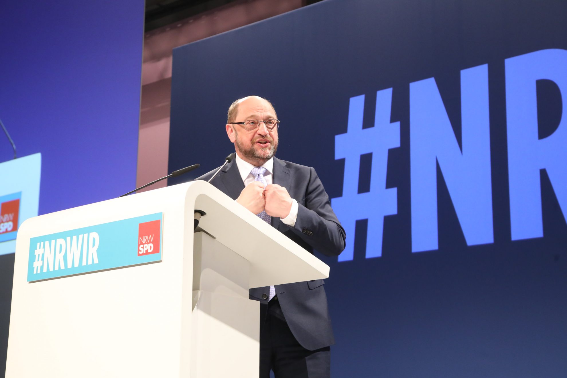 Martin Schulz bei seiner Rede zum Wahlkampfauftakt