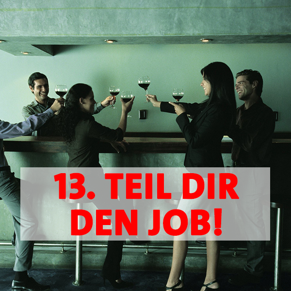 Regel 13 im Haustürwahlkampf - Teil Dir die Aufgaben