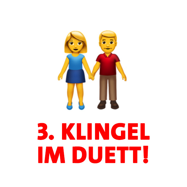 Regel 3 im Haustürwahlkampf - Klingelt im Duett!