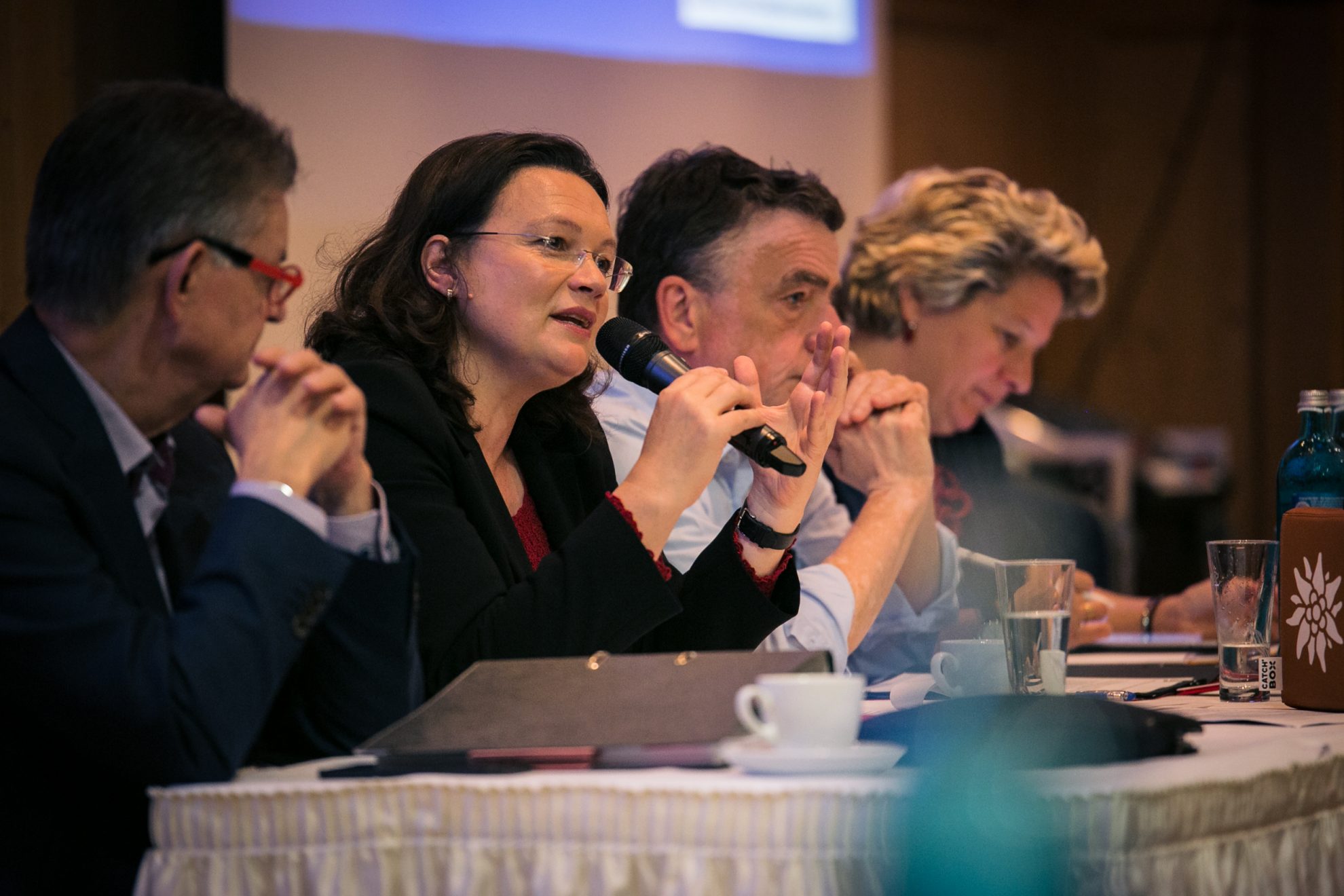 Landesvorstandsklausur mit Andrea Nahles