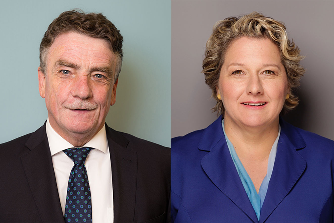 Mike Groschek und Svenja Schulze Portrait