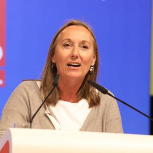 Rednerin beim Landesparteitag